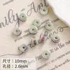 Serie Cerámica Verde Cachorro Estrella Ángel Oso Amor Cuentas Pulsera Collar Accesorios Materiales para Manualidades DIY