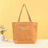Bolsa de Papel DuPont Logotipo Estampado Personalizado Bolso de Mano Vintage Simple Tote Bolsa de Papel Lavable Ecológica Bolsa de Compras