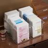 Caja de Almacenamiento para Mascarillas Faciales, Caja de Compartimentos para Cosméticos de Acrílico, Tocador Transparente de Escritorio de Gran Capacidad, Estante de Almacenamiento para Productos para el Cuidado de la Piel