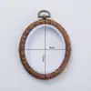 Nuevo bordado vintage de 21 cm de imitación de madera, elástico, para manualidades, bordado hecho a mano, punto de cruz, herramienta auxiliar para decoración del hogar, pintura colgante