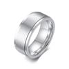Anillos para hombre populares europeos y americanos de acero de titanio giratorios, diseño moderno, anillos de pareja giratorios para descompresión, joyería de mano transfronteriza