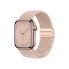 Adecuado para todos los Applewatch Hebilla magnética de cuatro puntos a la moda Correa de Apple Watch de bucle trenzado de nailon
