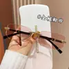 Gafas de Sol Sin Marco de Estilo Nuevo para Protección Solar de Hombres, Alta Calidad, Elegantes, Versátiles, Modernas, Gafas de Alta Calidad para Protección Solar