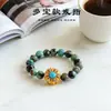 Anillo de Rodolita Natural de 3 mm con un Toque de Lujo Ligero y de Alta Gama, Joyería de Anillo con Gema de Mariposa Floral de Turquesa