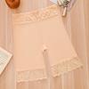 Shorts de Segurança de Cintura Alta com Renda, Versátil, Sem Costura, Antirrolamento, Antiexposição, Antiatrito, Levanta Bumbum, Roupa Íntima Feminina Plus Size