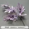 Flores Artificiales Moradas de Boda Elegante Boda Compromiso Banquete Montaje Techo del Salón de Bodas Decoración de Flores Artificiales Escenario Flores Guía de Camino