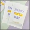 Prato de Jantar Descartável para Bolo de Aniversário com Faca e Garfo Kit Prato de Papel Espesso Prato Bandeja de Assar Utensílios de Mesa de Proteção Ambiental Três em Um