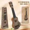 Ventas Directas de Fábrica de Guitarras Simuladas que se Pueden Tocar como Ukuleles, Instrumentos Musicales de Simulación Educativos para Niños, Juguetes Musicales
