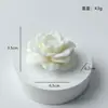 Vela Perfumada Estilo Ins Flor de Rosa y Peonía Cera de Soja Sin Humo Recuerdo de Boda Vela Perfumada