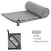 Toalha esportiva de veludo dupla face transfronteiriça microfibra secagem rápida absorvente portátil yoga fitness macia toalha de praia