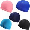 Gorro de natación de tela para hombre y mujer de poliéster de secado rápido gorro de natación para niños de alta elasticidad de alta calidad adecuado para piscina aguas termales gorro de natación