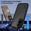 Adecuado para Redmi Note15 14 A5 Tacto de Piel Negro Transparente Funda para Teléfono Móvil Poco F7 Pro M7 Cubierta Protectora Mate