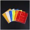Adhesivo para Cuadro de Bicicleta Rejilla Prismática Tira Reflectante Pegatina para Cuerpo Forma de Diamante de Advertencia 21 Piezas