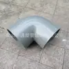 Codo de Suministro de Agua de PVC-U 125 Gris Presión de 10 kg Codo de PVC-U De125 Socket para Pegar Resistente a Alta Presión