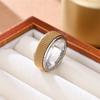 Anillo Europeo y Americano de Malla Trenzada Giratorio de Acero de Titanio Celebridad de Internet Anillo de Acero Inoxidable Personalidad Temperamento Sentido del Diseño en stock Cabello