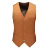 Chaleco de traje colorido, negro y azul, talla grande, corte ajustado, ropa formal, chaleco de traje de hotel rojo, chaleco, blanco