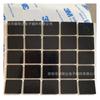 Alfombrilla de Silicona Negra Brillante Antideslizante Adhesivo Trasero Silenciador Alfombrilla de Silicona para Manualidades Almohadilla de Silicona Fija para Pies Cuadrada