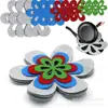 Bases de Feltro Populares em Formato de Flor da Amazon, Separadores de Vasos Cortáveis, Tapetes de Feltro para Cozinha Anti-Riscos e Isolantes Térmicos