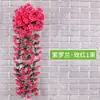 Colgante de Pared Violeta Simulado Decoración del Hogar Boda Flor Enredadera Cesta Colgante Violeta Grande Fabricante de Flores Venta Directa Suministro Transfronterizo