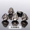 Jingdian Joias Obsidiana Dourada Natural Acessórios de Buda DIY Pulseira Acessórios Estátua de Buda Única Joias Semiacabadas Feitas à Mão