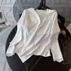 2026 Falda Corta de Encaje Conjunto de Tres Piezas para Mujer Nuevo para Primavera y Verano Falda Corta con Panel de Encaje de Manga Corta Conjunto de Dos Piezas