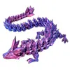 Set de Huevo de Dragón de Cristal Impreso en 3D, Articulaciones de Cuerpo Completo, Adornos de Dragón de Cristal Móviles, Juguetes de Moda Hechos a Mano para Niños al por Mayor