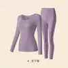 Outono e inverno Máscara Roupas Térmicas Roupa Interior terno Pele Feminina Beleza Roupa Base Camisa Manga Comprida Roupas de Outono Outono Calças Ultra-finas Músculo Underwear