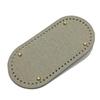 Fundo Rígido para Bolsa de Crochê 12-25cm DIY Placa de Fundo de Couro Tira de Tecido Fio Crochê Base Oval para Bolsa Fundo