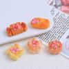 Delicioso Pastel de Flores Comida para Jugar Dibujos Animados Hecho a Mano DIY Accesorios de Joyería Pegamento de Crema Resina Accesorios Pequeños Materiales para Horquillas Bolsa de Material