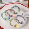Cuerda para el pelo de cabeza de pez tropical luminosa alta elasticidad para mujer banda de goma pequeña anillo de pelo cuerda para el pelo dulce linda accesorios para el pelo al por mayor
