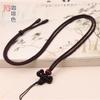 Cuerda de cuello nudo Wenchang tejida a mano Jade Jade cuerda alta para carga al por mayor ajustable para hombres y mujeres cordón para examen orilla