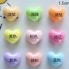 Rosto Brilhante Bochechudo Coração de Amor Acessórios para Joias de Resina DIY Acessórios de Cabelo para Menina Grampo de Cabelo Material Artesanal 13
