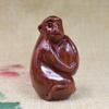 Pieza de mano de talla de pera Huanghua de Myanmar Artesanías de talla en madera de rama ácida blanca Caoba Wen juega pequeño al por mayor