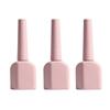 Novo frasco de esmalte rosa 12ml esmalte vazio frasco inferior cola olho de gato embalagem frasco de vidro Guangzhou fábrica de frascos de esmalte