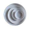 Prato de Cor Flor de Ameixa de Plástico Imitação de Porcelana Pintado à Mão Tinta Guache Aquarela Pintura Tradicional Chinesa Prato de Cor Flor de Ameixa Três Compartimentos