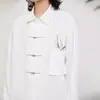 Camisa Masculina de Marca Ins Tendência Estilo Chinês Primavera e Outono Manga Longa Versátil de Alta Qualidade Bordada Casual Nova Gola Chinesa