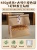 Bandeja de papel para pastel de almohada dorada, bolsa de embalaje, caja de papel desechable resistente a altas temperaturas para tostadas, bolsa para hornear, caja de pan, molde