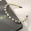 Estilo Coreano Retro Luxo Leve High-End Corrente de Pérolas de Cristal Exquisita Tiara de Cabelo para Adultos Acessório de Cabelo com Strass Prensado para Mulheres