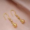 Brincos de Abóbora Brilhantes Banhados a Ouro Prateado para Mulheres, Novo Estilo Chinês Retro Elegante, Luxo Acessível e Brincos de Alta Qualidade, Ganchos de Orelha, Direto da Fábrica