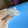 Corona de Cumpleaños para Niños de Aleación Adorno para la Cabeza de Corazón de Amor para Niñas Accesorios para el Cabello de Princesa Accesorios para el Cabello de Pedrería Adorno para la Cabeza de Rendimiento Corona