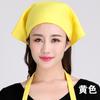 Pañuelo de cabeza para camarero Mi Bo Sombrero Estilo Japonés y Coreano Frutería Restaurante Cafetería Red Triángulo Pañuelo de cabeza Sombrero de chef para mujer