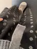 Pantalones Casuales de Lana Florales Retro Estilo Coreano para Mujer, Diseño de Moda Otoño e Invierno 2026, Pantalones Anchos Acortados Engrosados
