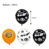 Decoraciones para Fiestas Temáticas de Halloween de Amazon, Banderines, Bolas de Flores de Papel, Abanicos de Papel, Toppers para Pasteles y Arreglos