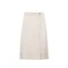 Marca Z AliExpress transfronterizo conjunto de top sin mangas y falda de lino ropa de mujer más vendido europeo y americano INS cómodo casual ZA