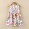 Vestido de Verano Nuevo 2025 para Niñas Estilo Línea A Lindo Vestido de Princesa Categoría Infantil Mediana y Grande Una Falda Ropa Infantil Al por Mayor