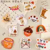 Parches Bordados por Computadora con Temática de Otoño, Accesorios para Ropa, Decoraciones para Bolsas y Equipaje DIY, Pegatinas de Tela para Parches