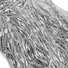 Aço Inoxidável Banhado a Ouro Real Conservante de Cor Corrente de Pérola Quadrada Clip para Fazer Colar Pulseira DIY Materiais Artesanais Corrente de Arroz