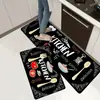Fábrica em estoque Tapete para Piso de Cozinha Americana Cabelo Liso Tapete de Banheiro Tapete para Porta de Entrada de Varanda Tapete Resistente à Sujeira Fácil de Cuidar