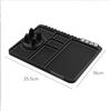 Tapete antiderrapante para celular do carro tapete de armazenamento de carro 360 Suporte de navegador rotativo tapete de painel de instrumentos suprimentos para carro