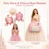 [Hengyue] Globos Temáticos de Cuento de Hadas de la Princesa Amazona para Reuniones Familiares, Decoraciones de Fiesta y Celebraciones de Cumpleaños